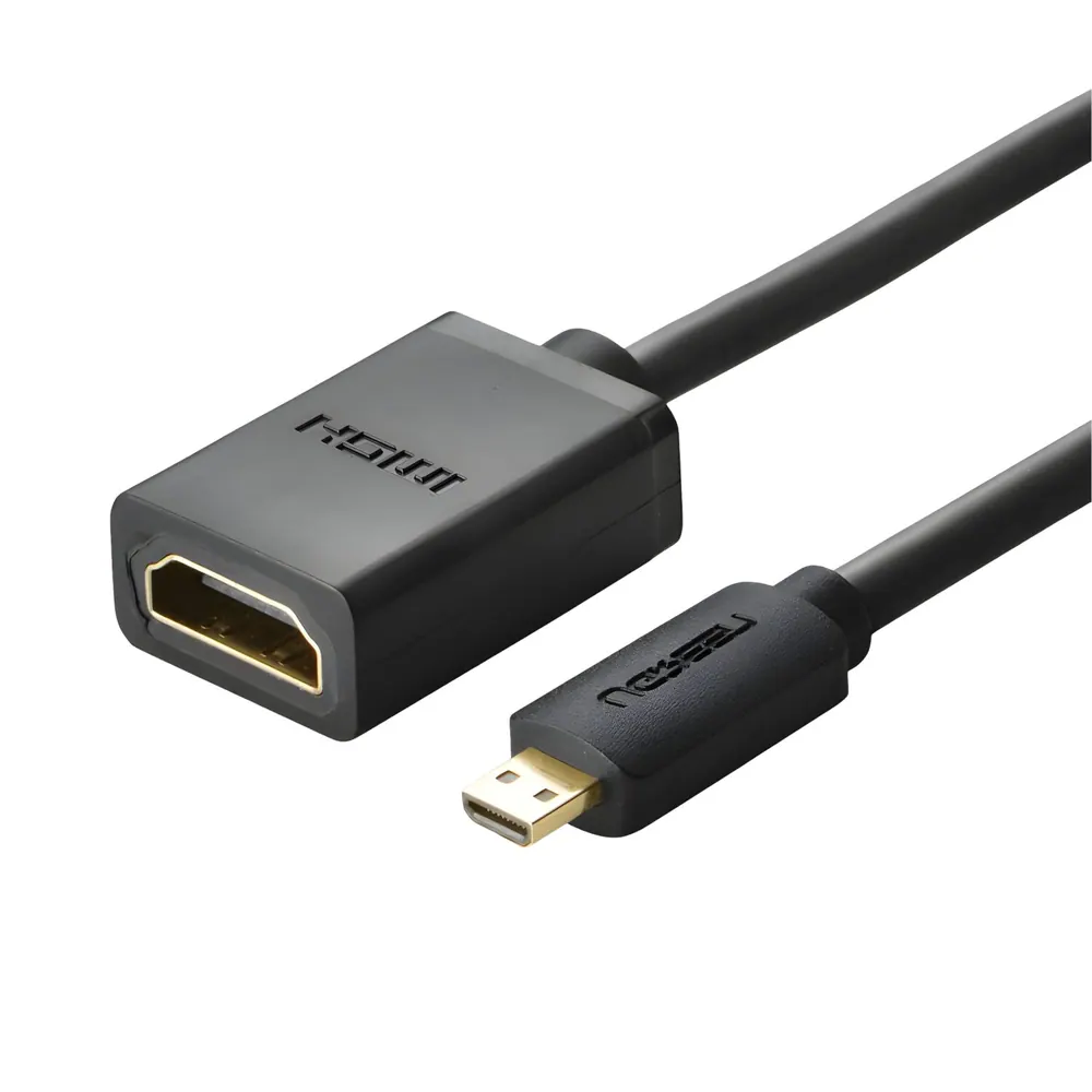 UGREEN Micro HDMI Male to HDMI Female Adapter – Black