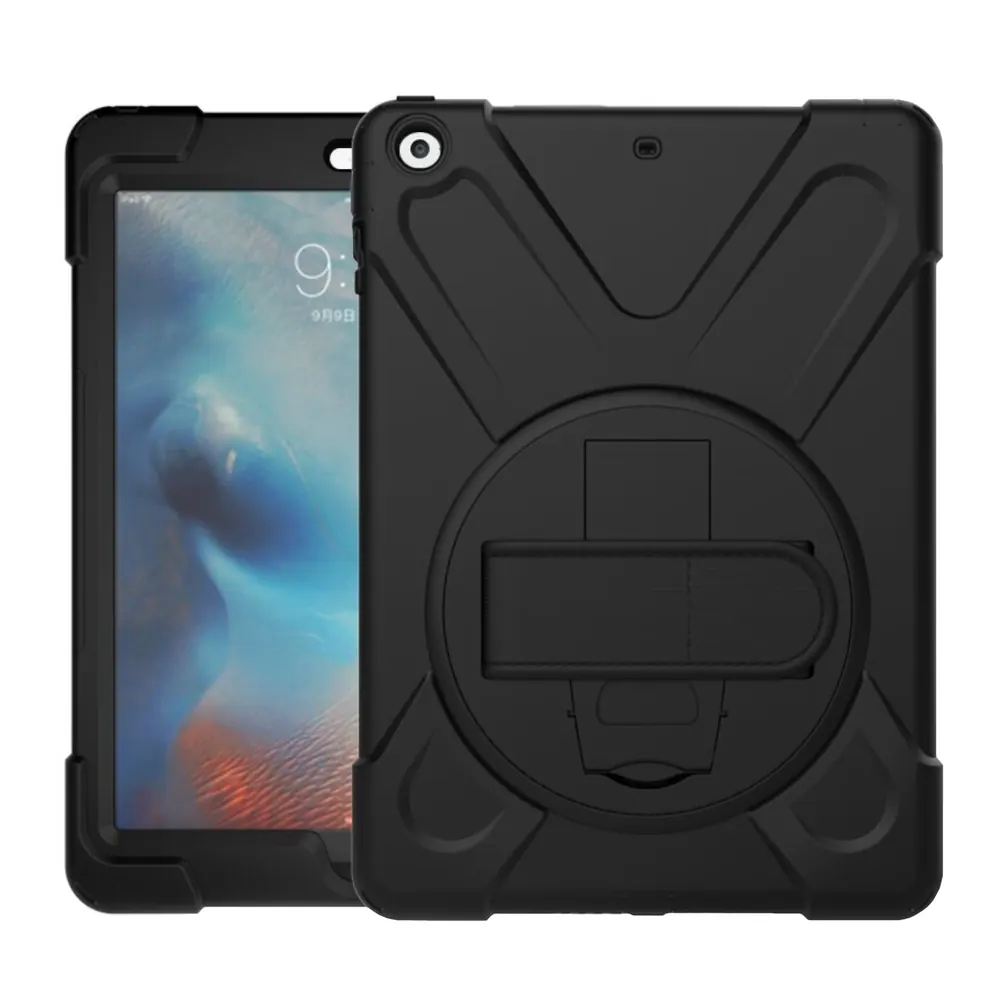 Port Designs Pro Shock 360 Rugged Protective and Rotative Folio for Samsung Galaxy Tab A9+ – Black