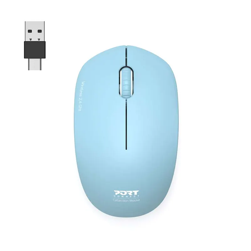 Port Connect MOUSE COLLECTION II WIRELESS Azur