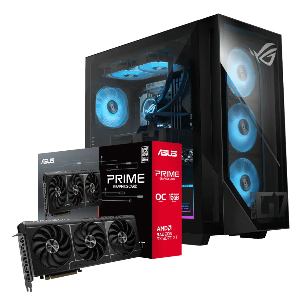 Asus ROG G700 Intel® Core™ Ultra 5 Windows 11 Home PC (RX 9070 XT PRIME | 16GB DDR5 | 1TB NVMe)