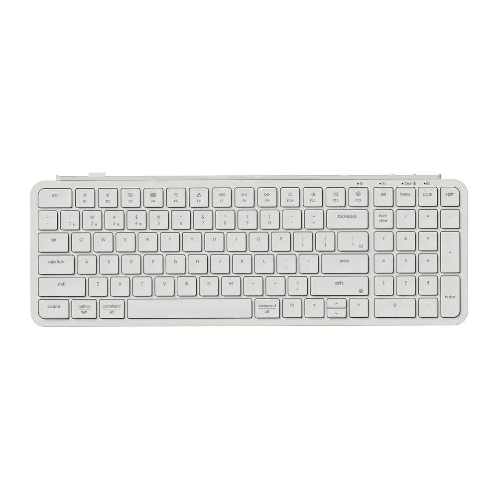 Keychron B2 Pro Ultra-Slim 96% Wireless Keyboard – Ivory White