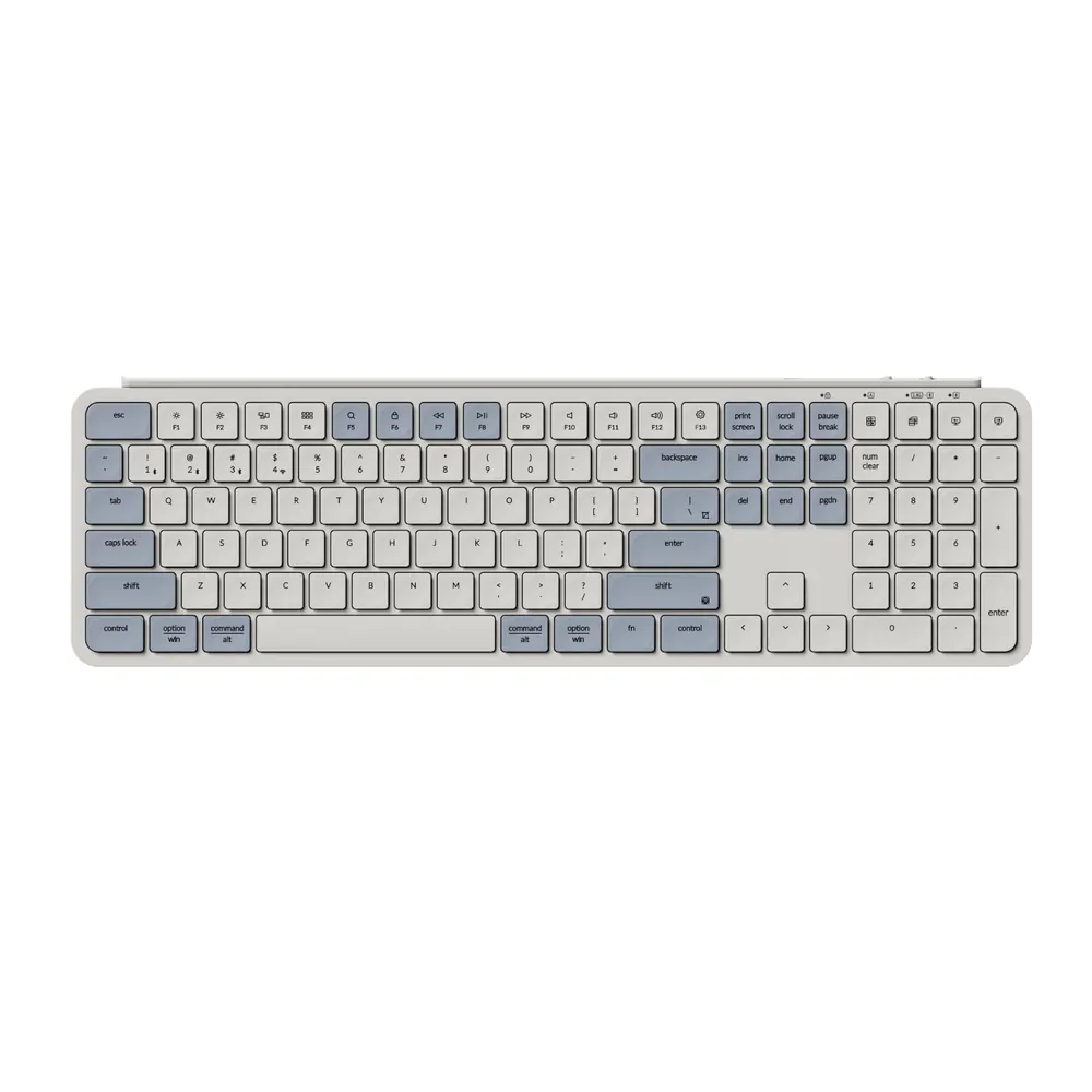 Keychron B6 Pro Ultra-Slim 100% Wireless Keyboard – Retro Blue