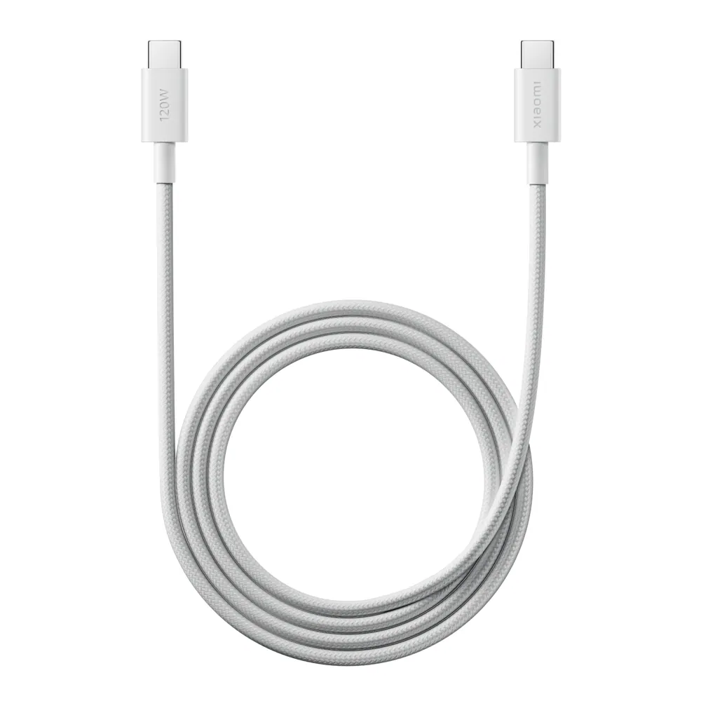 Xiaomi 6A Braided USB Type-C to USB Type-C Cable (1m) – White