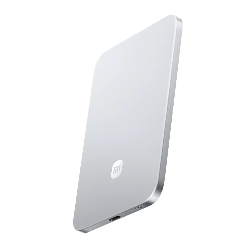 Xiaomi UltraThin Magnetic Power Bank 5000 15W – Aluminium Silver