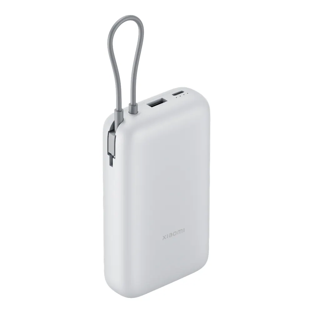 Xiaomi Power Bank 20000mAh (Integrated Cable) – Light Grey