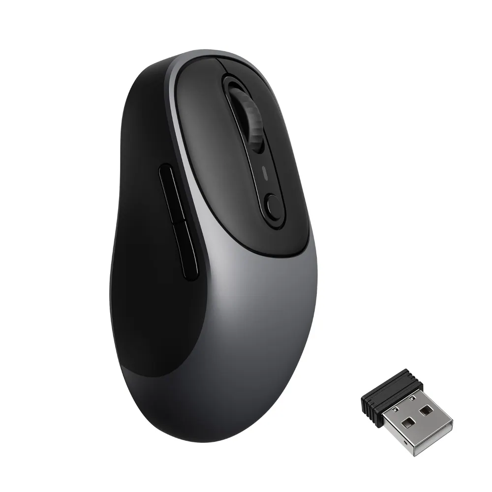 Keychron BM24 Wireless Silent Mouse – Metal Grey