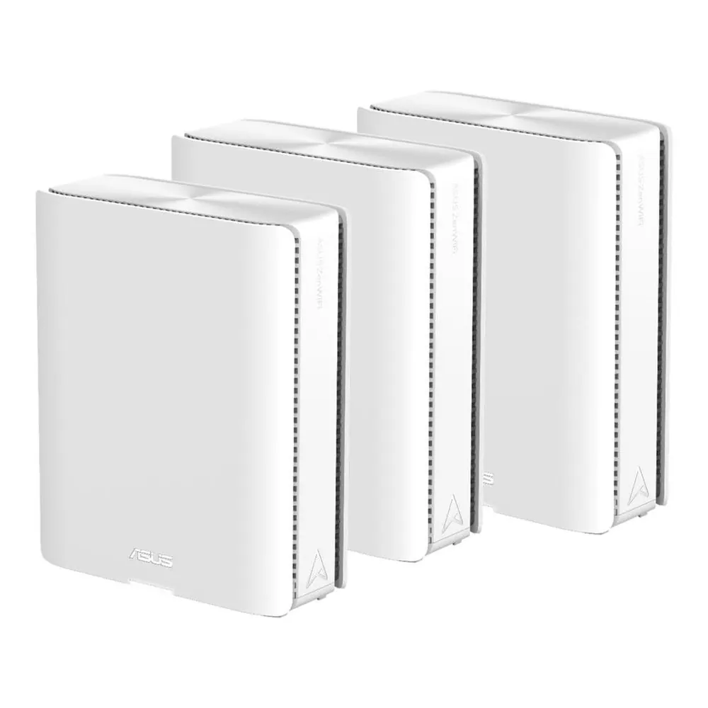 ASUS ZenWiFi BQ16 WiFi 7 BE25000 Tri-Band Quad-Radio 10 Gigabit Ethernet Wireless AiMesh Router Node 3Pack