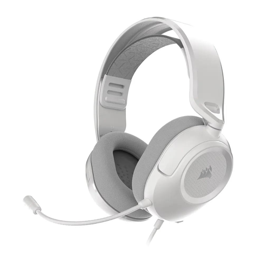 Corsair HS35 v3 Wired Gaming Headset – White