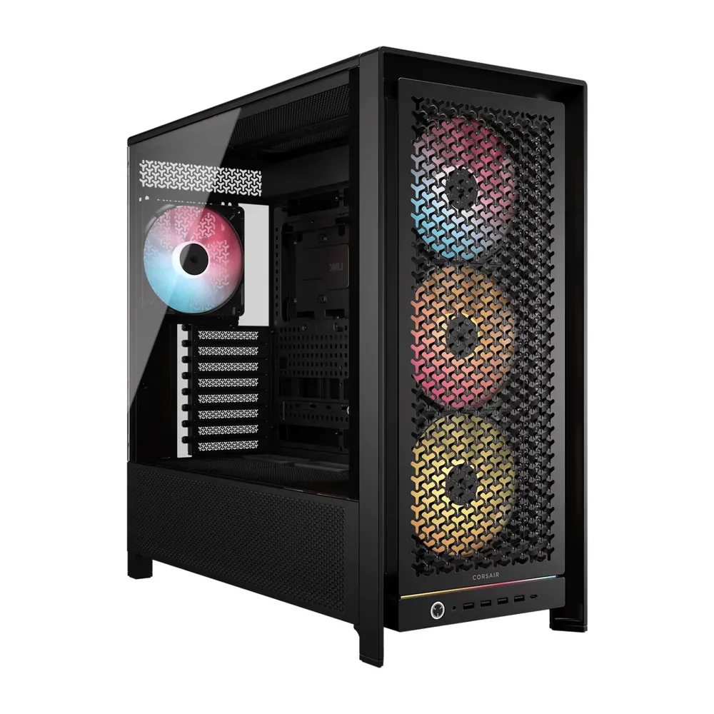 Corsair FRAME 5000D RS ARGB High-Airflow Mid-Tower PC Case – Black