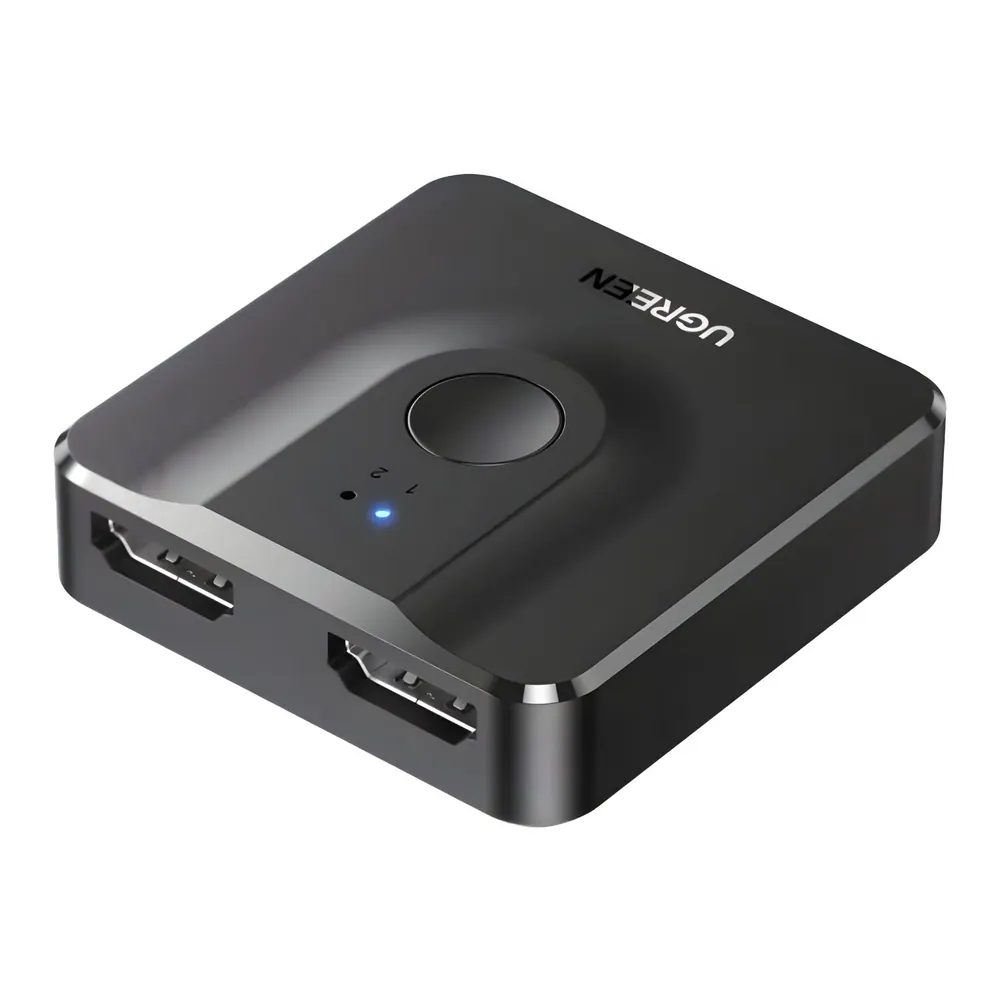 UGREEN 2-in-1 Bi-Directional 4K HDMI Switcher – Black