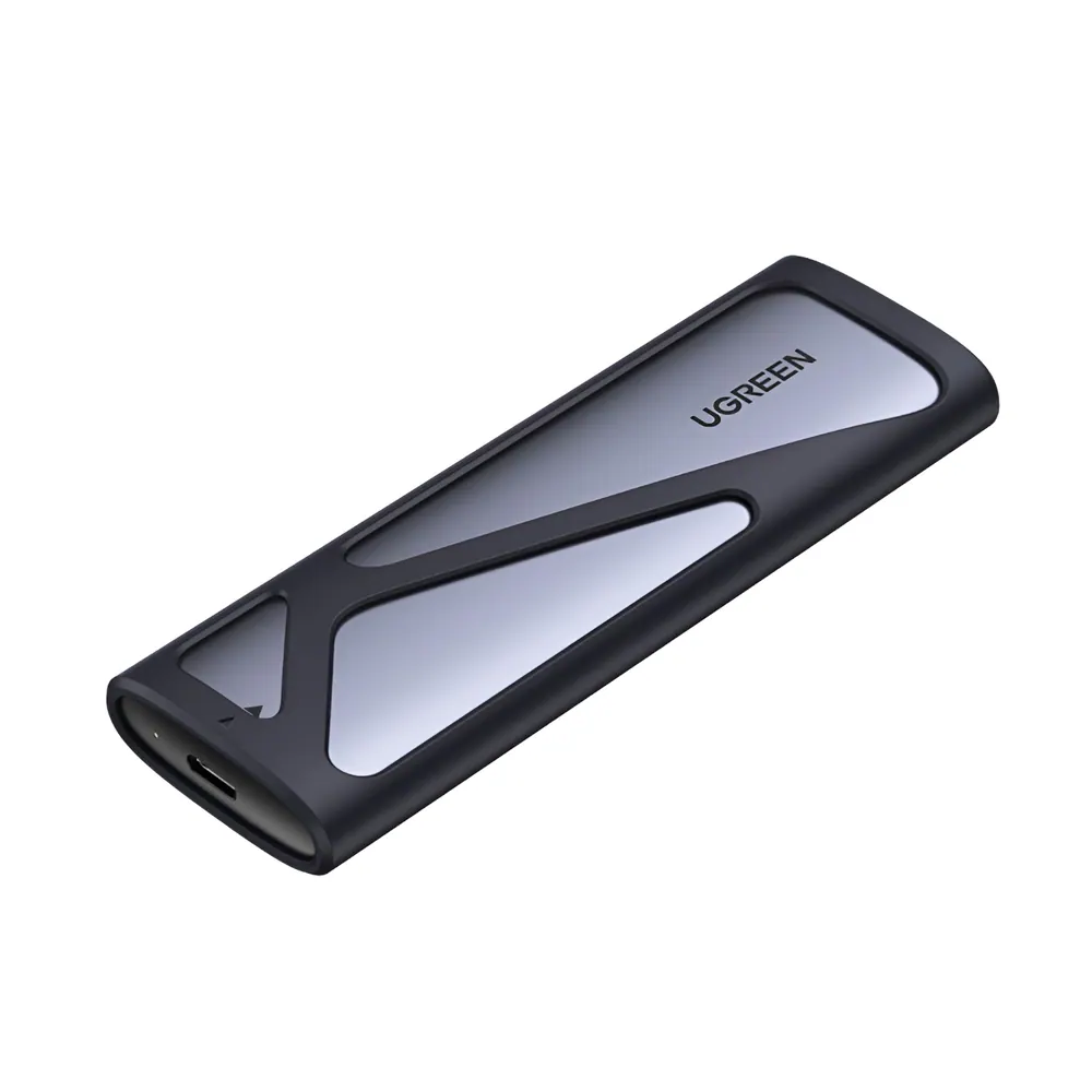 UGREEN M.2 NVME/SATA SSD Enclosure (10Gbps) – Silver