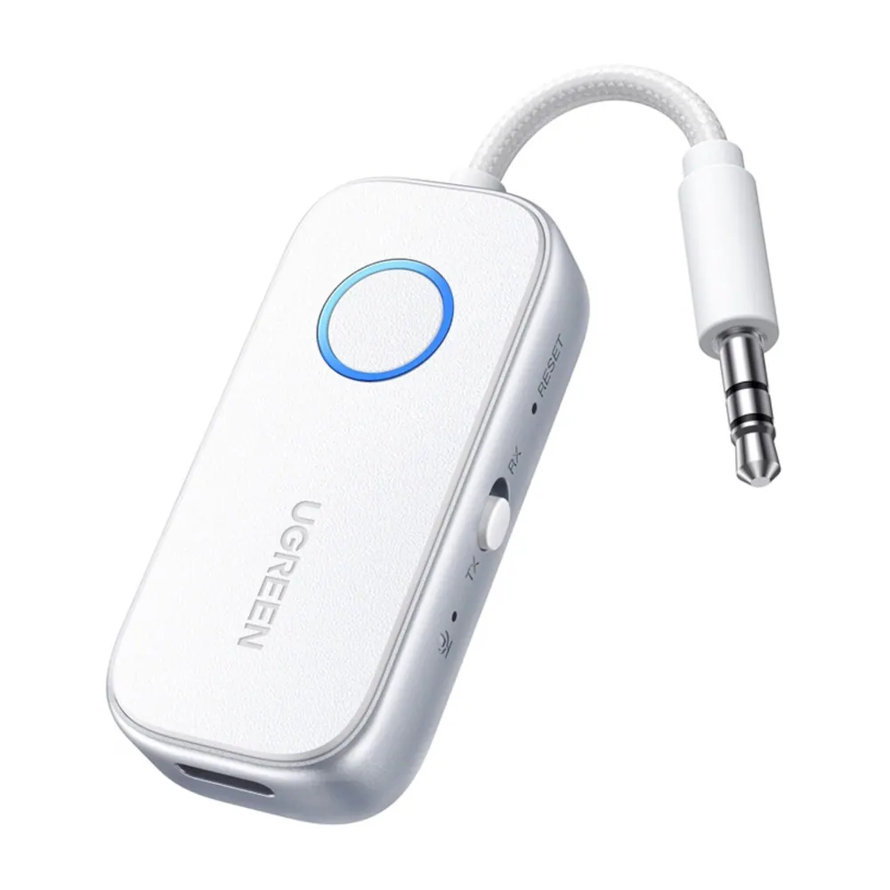 UGREEN 3.5mm Bluetooth 5.4 Audio Receiver/Transmitter – White