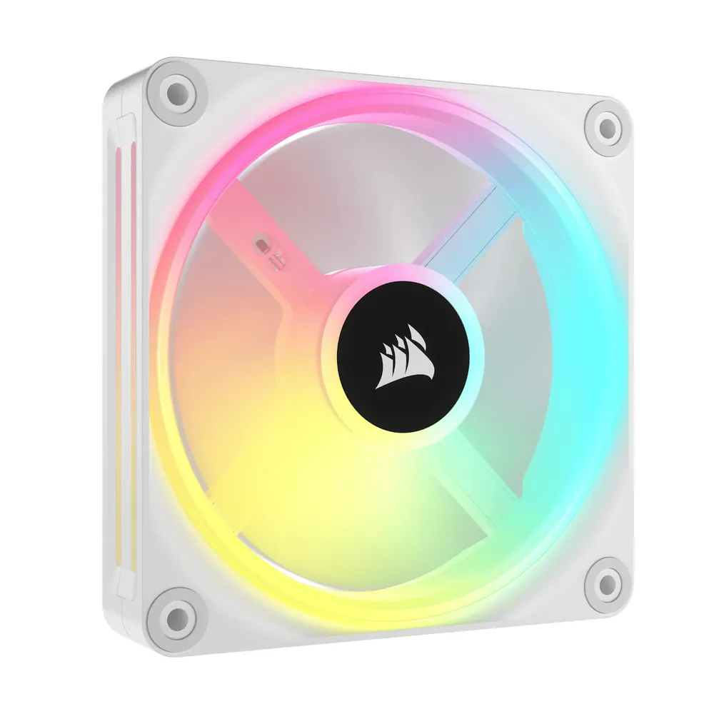 Corsair iCUE LINK QX120 RGB 120mm PWM PC Fan Expansion Kit – White