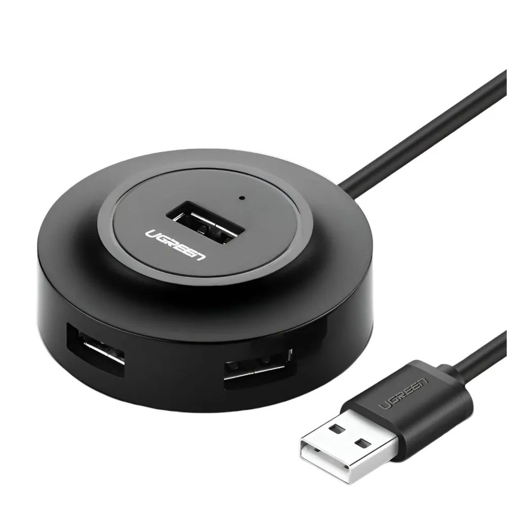 UGREEN 4-IN 1 USB 2.0 Hub (20777) – Black