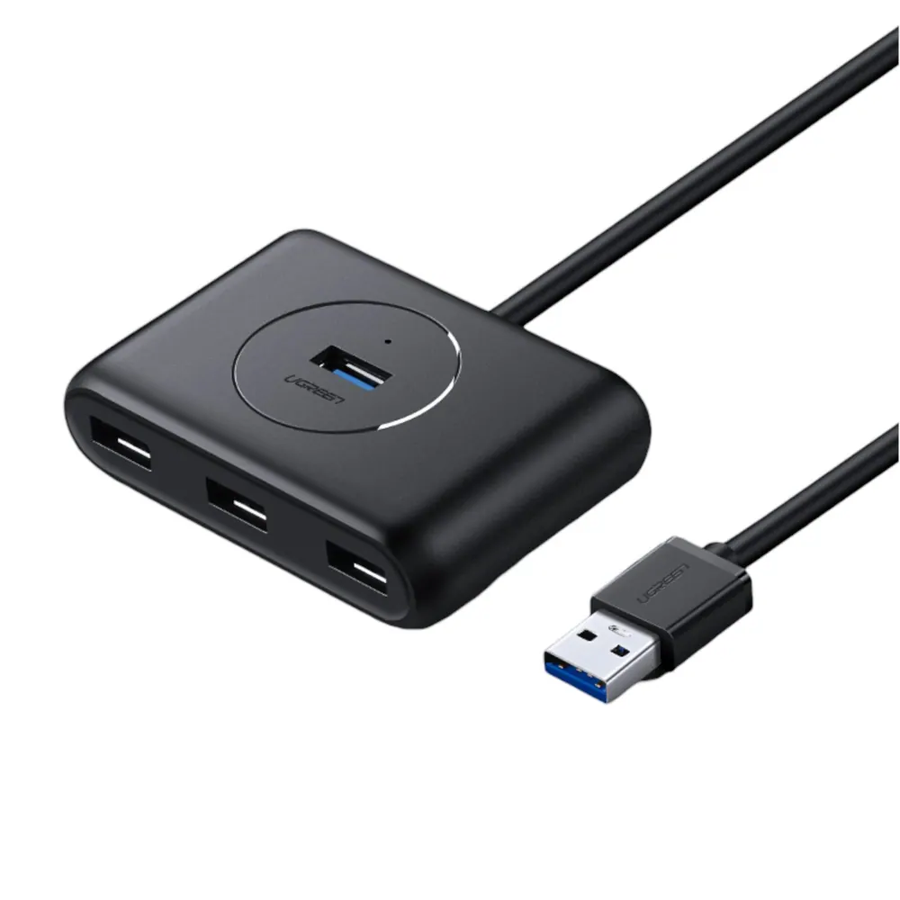 UGREEN 4-Port USB 3.0 Hub with Micro USB | 5Gbps Data Transfer – 1m