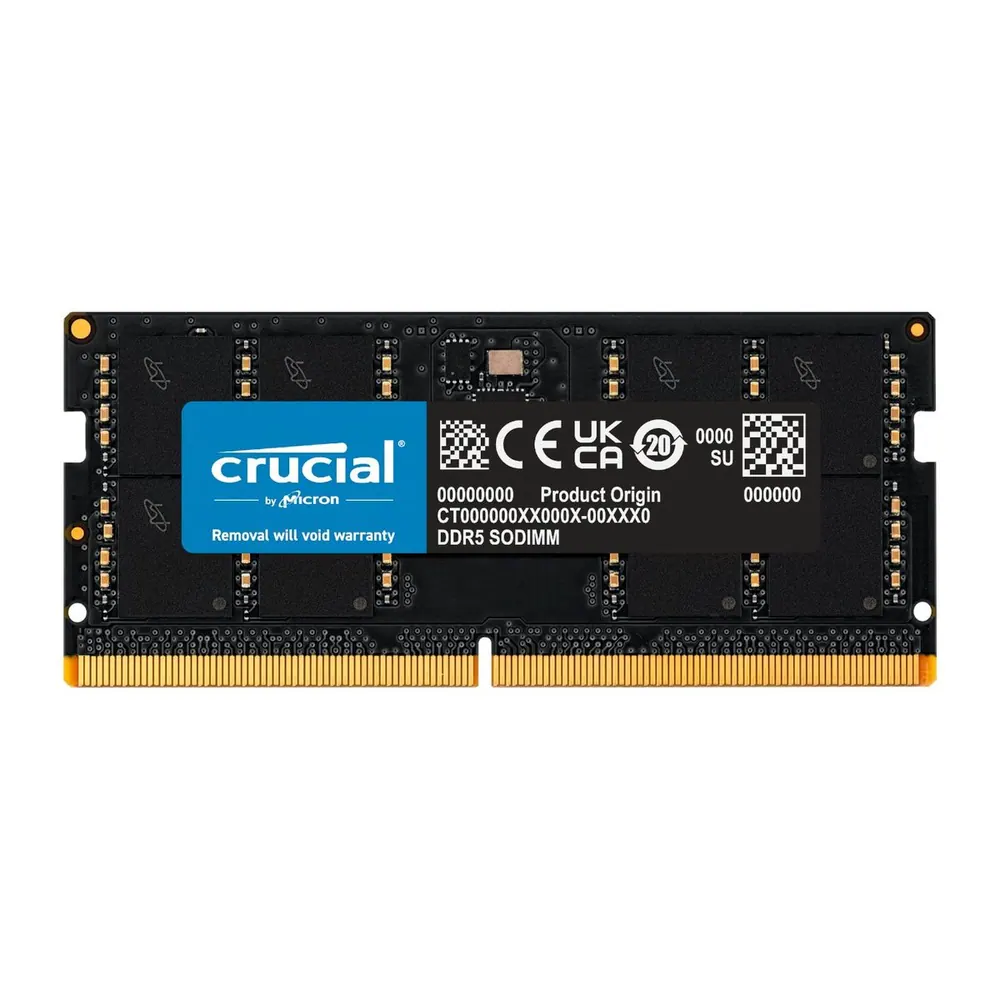 Crucial 8GB 5600MHz DDR5 SODIMM Notebook Memory