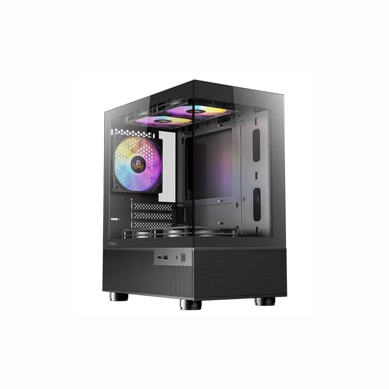 Antec CX60M ARGB Micro-ATX | ITX Mini-Tower Gaming Chassis - White