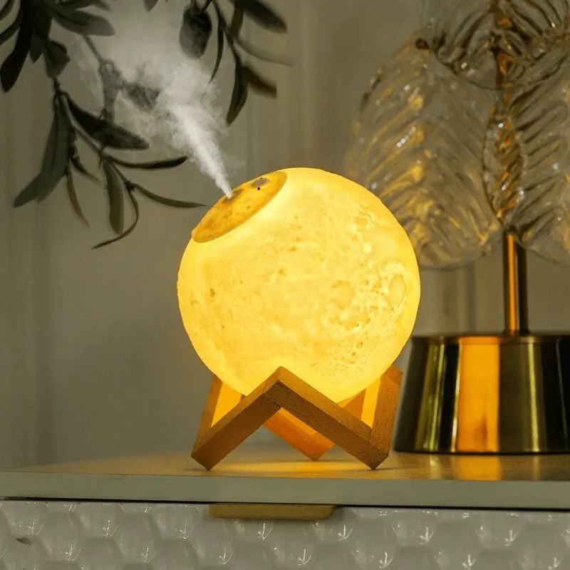 3D Moon Lamp Air Humidifier (13cm)