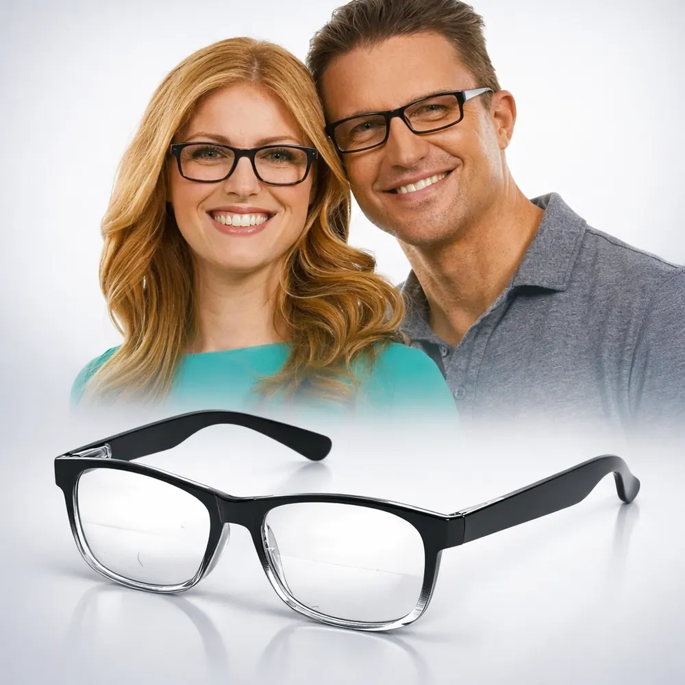 Adjustable Strength One Power Reading Glasses