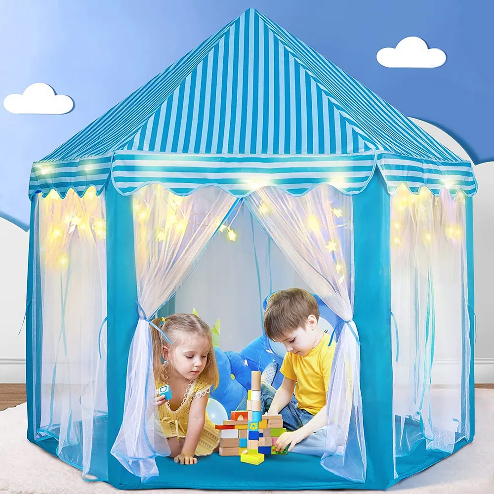 Castle Tent for Girls and Boys - Blue