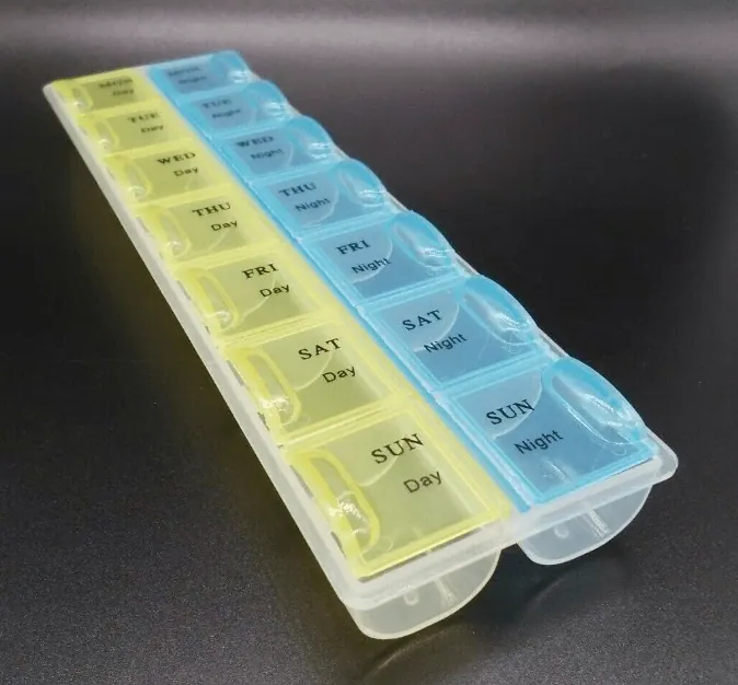 Weekly Pill Organiser (14 Compartment) - For Him