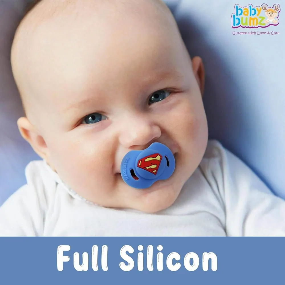Superhero Pacifier Baby Soother With Unique Shape
