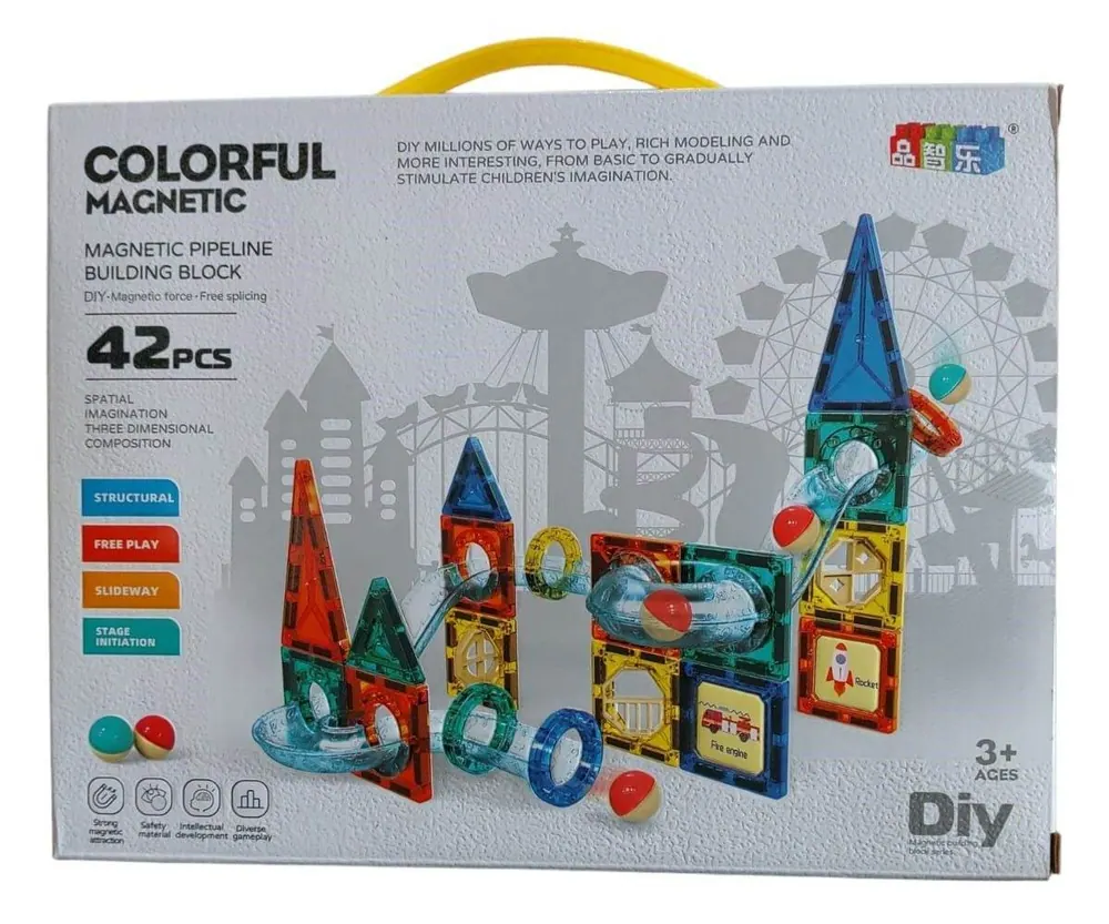 Magnetic Building Blocks (42 pcs)