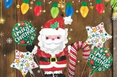 Christmas Decoration Balloons (5pcs)