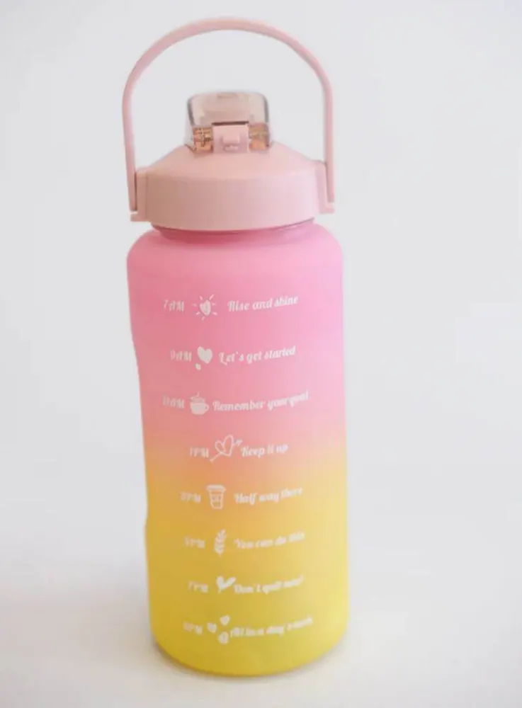 Vibrant Motivational Water Bottle (2L)(Each) - For Her
