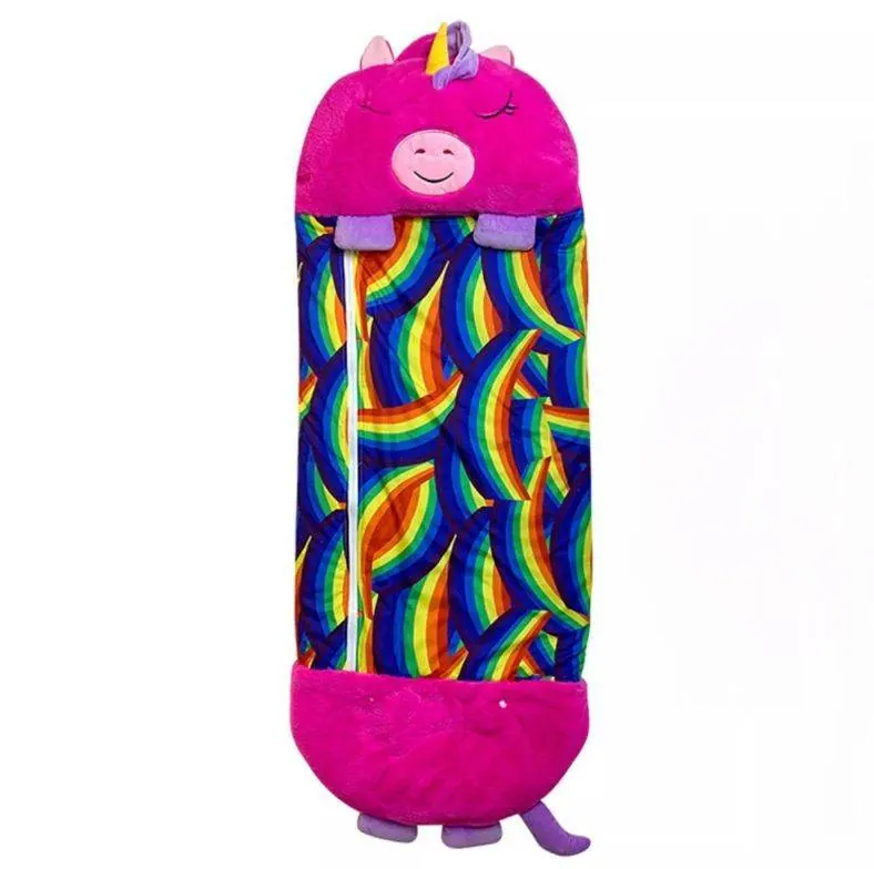 Ultra Soft Animal-Print Sleeping Bag For Children - Girl