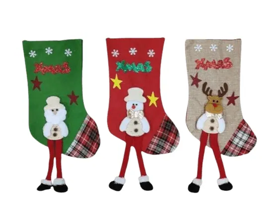 3D Christmas Stockings (12 pcs)