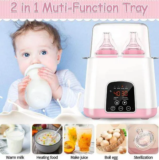 Baby Bottle Warmer And Bottle Sterilizer - Girl
