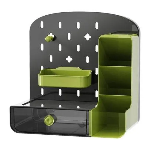 Desk Pegboard Organizer Desk Accessories For Gaming Black