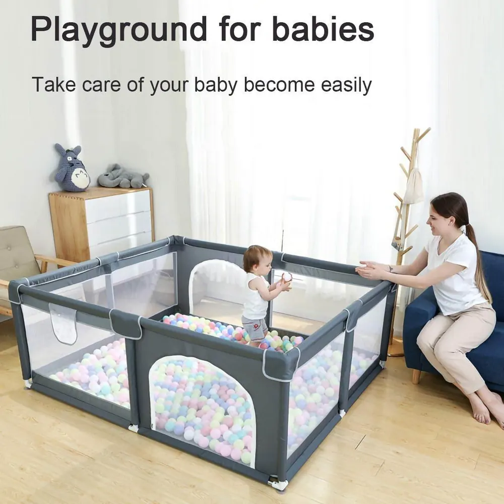 Baby Rail Double Door Playpen