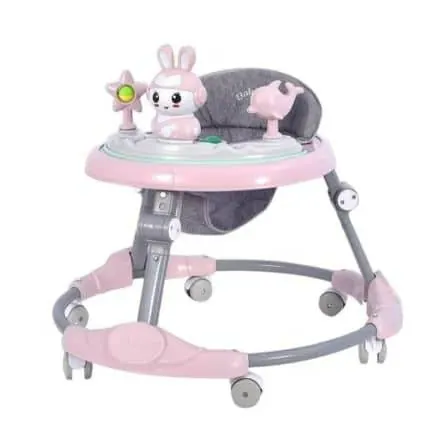 2in1 Adjustable Baby Walker with Music - Girl