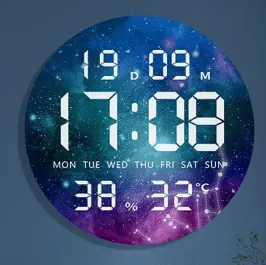 LED Digital Wall Clock (24.5 cm)