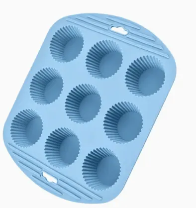 Silicone Cupcake Mold (9 cups)