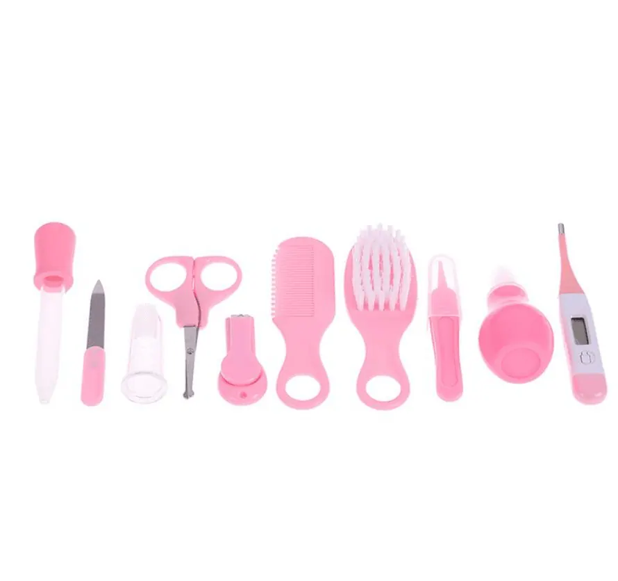 Baby Manicure Gift Set (10 pcs) - Pink