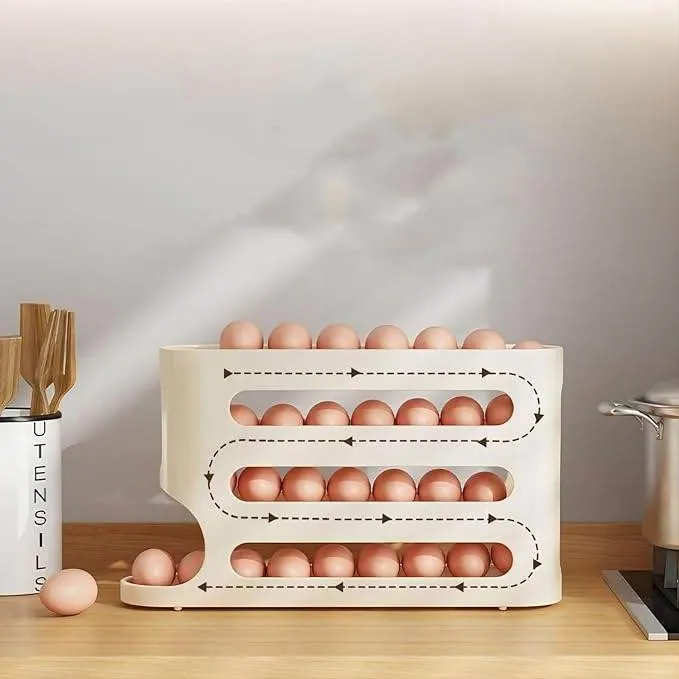 Slide Egg Storage Box (4 Tier)