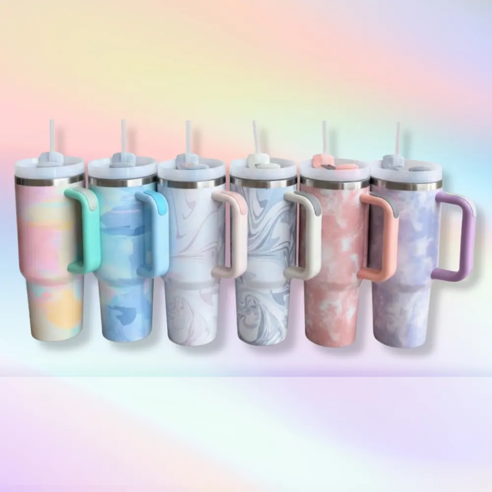 Pastel Pop Vacuum Insulated Tumbler with Lid (1200ml) - For Her