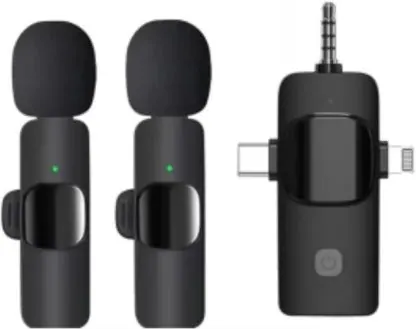 3In1 Wireless Lapel Mobile Phones Microphone