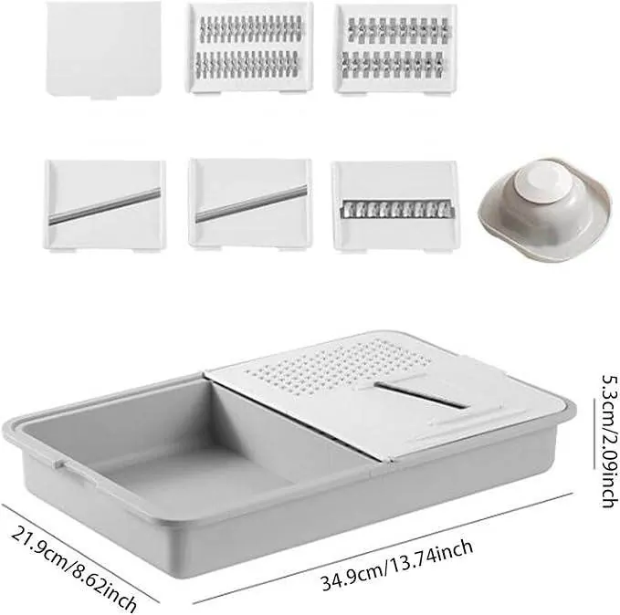 Manual Vegetable Slicer Drain Basket