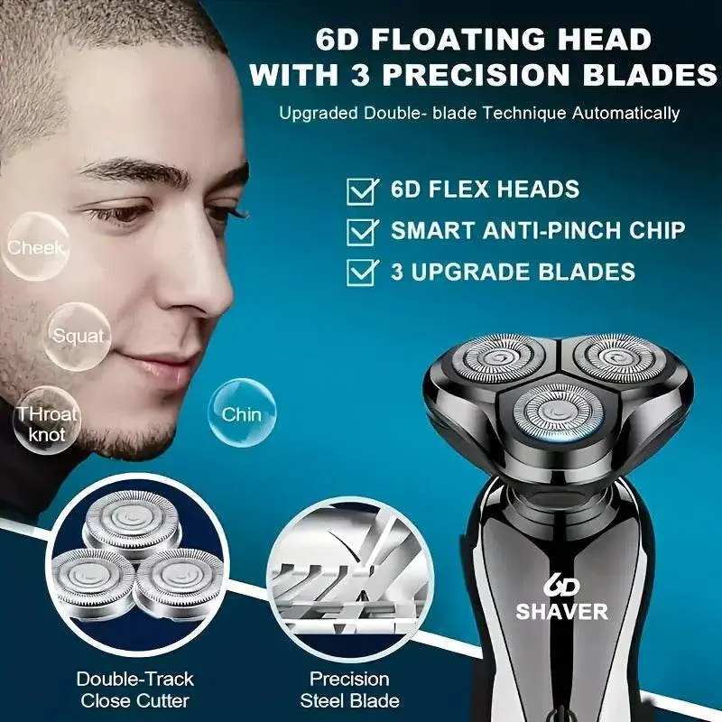 Rechargeable Portable Electric Shaver