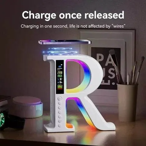 LED Wireless Charging R-Speaker