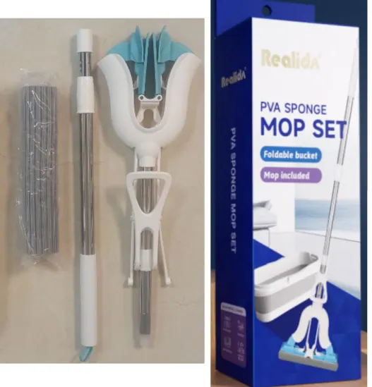 Realida PVA Sponge Mop Set