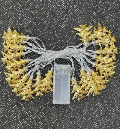 Battery Operated Golden Christmas Tree String Lights (20L)(3M)(Yellow)