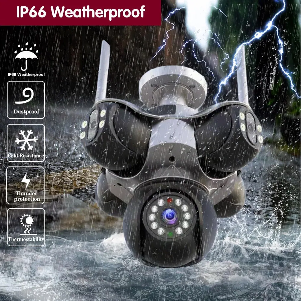 25MP Outdoor Five Lens 720 ° Rotating PTZ Camera