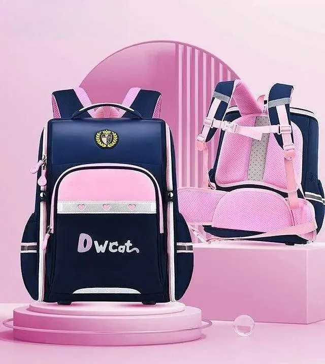 Large Light Weight Student Backpack - Girl