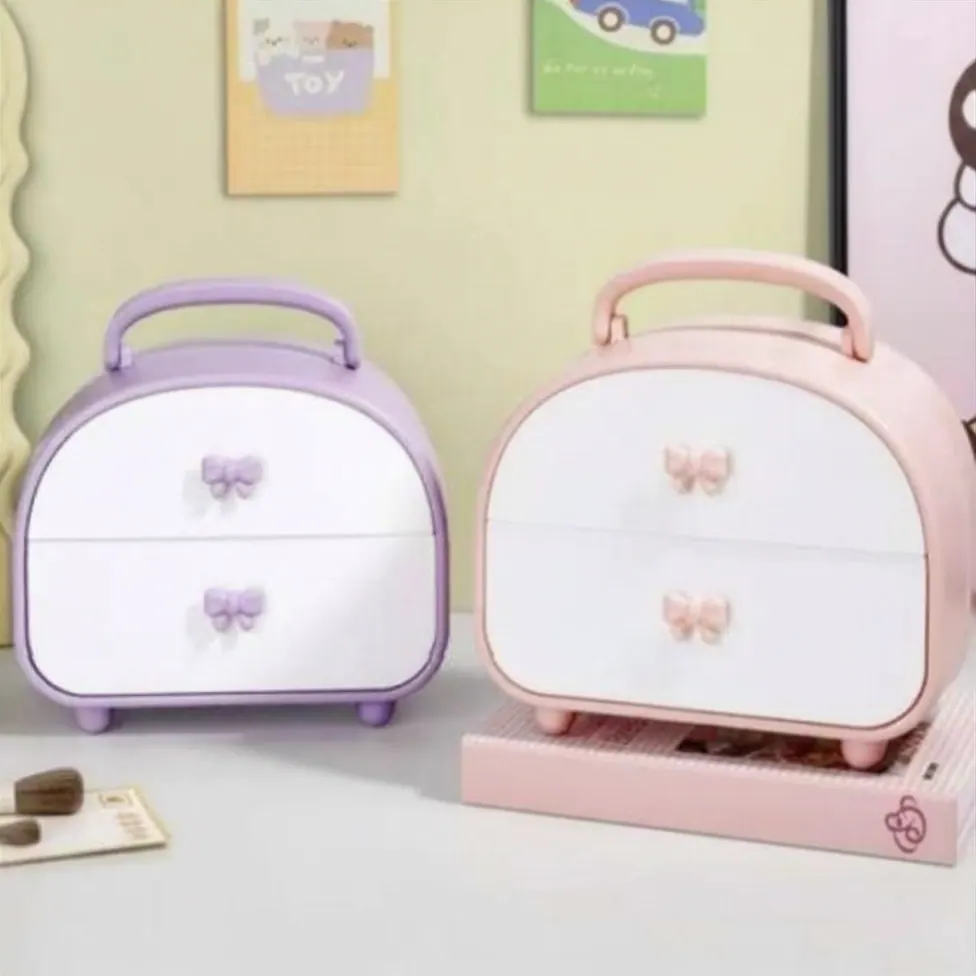 Mini Suitcase Storage Box (2 Tier)