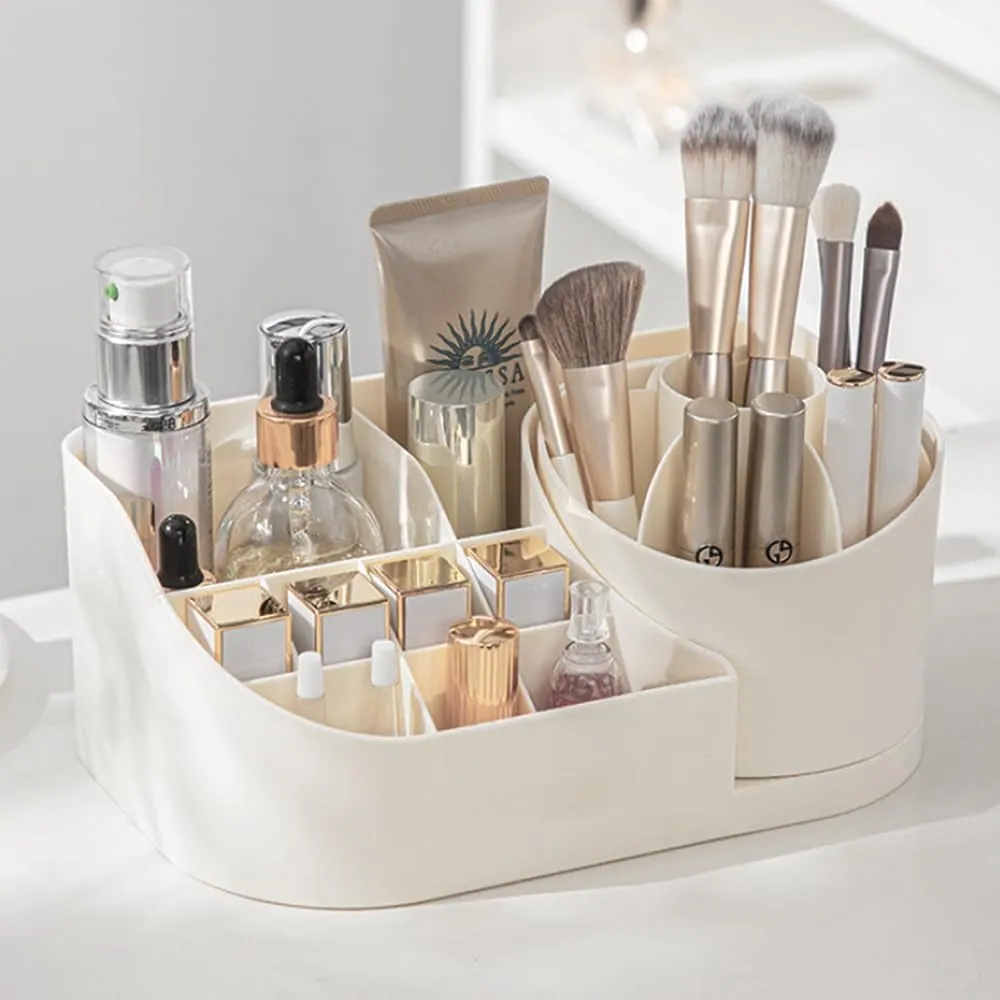 Multi Compartment Plastic Desk Organiser